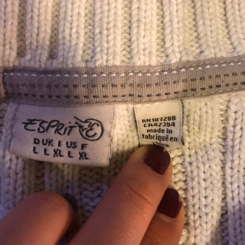 Esprit Thick Cable Button Sweater - image 3